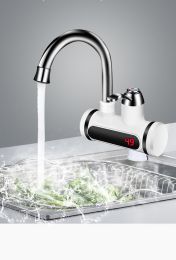 Kitchen Electric Water Tap  Water Heater Temperature Display Cold Heating Faucet Hot Water Faucet Heater